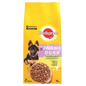 15 kg Pedigree Junior Maxi met kip en rijst hondenvoer