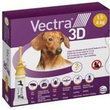 Vectra 3D XS Spot-on hond 1,5 - 4 kg (3 pipetten)