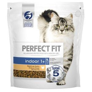 2 x 1,4 kg Perfect Fit Indoor 1+ met kip kattenvoer