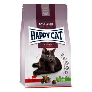 2 x 10 kg Happy Cat Adult Sterilised Voralpen Rind (met rund) kattenvoer