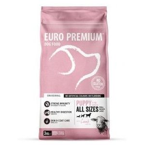 12 kg Euro Premium Puppy w/Lamb & Rice hondenvoer