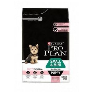 2 x 3 kg Pro Plan Small & Mini Puppy Sensitive Skin met zalm hondenvoer