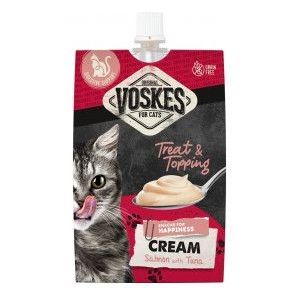 Voskes Cream zalm kattensnack (90 g)