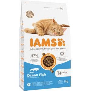 10 kg Iams Adult kattenvoer met zeevis
