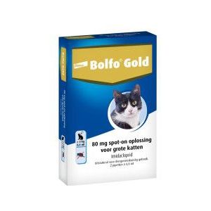 Bolfo Gold 80 kat vlooiendruppels