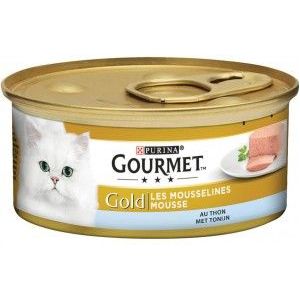 Gourmet Gold Mousse met tonijn kattenvoer (blik  85 g)