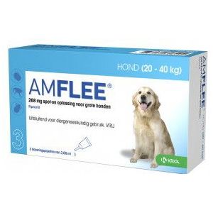 Amflee Spot-On 268 mg hond L 20 - 40 kg
