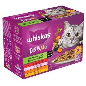 Whiskas 1+ Tasty Mix Keuze van de Chef in saus multipack (12 x 85 g)