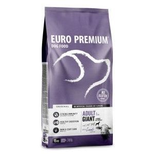2 x 15 kg Euro Premium Adult Giant w/Lamb & Rice hondenvoer