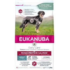 2 x 12 kg Eukanuba Daily Care Monoprotein zalm hondenvoer