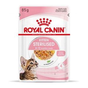 Royal Canin Kitten Sterilised natvoer in jelly (85 g)