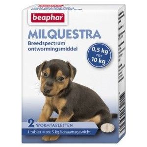 Beaphar Milquestra Ontwormingsmiddel kleine hond en puppy