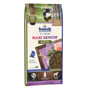 12,5 kg Bosch Senior Maxi met gevogelte en rijst hondenvoer