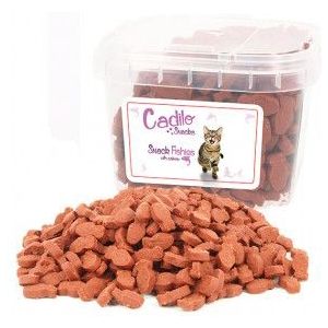 Cadilo Cat Snacks Fishies kattensnoepjes met zalm 140 gram