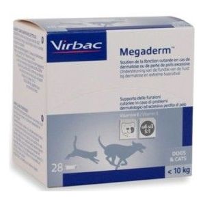 Virbac Megaderm Monodosering - hond & kat tot 10 kg/ 28 zakjes