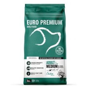 2 x 12 kg Euro Premium Adult Medium Chicken & Rice hondenvoer