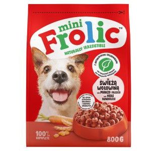 Frolic Mini met rund hondenvoer