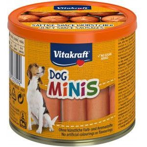 Vitakraft Dog Minis snackworstjes voor de hond (120 g)