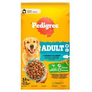 12 kg Pedigree Adult met vis en groente hondenvoer