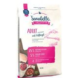 10 kg + 2 kg gratis Sanabelle Adult kattenvoer met gevogelte