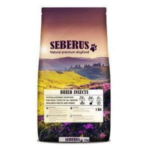 3 x 4 kg Seberus Dried Insects  –  duurzamer graanvrij hondenvoer