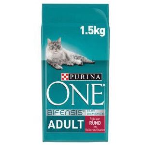 1,5 kg Purina One Adult met rund kattenvoer