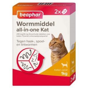 Beaphar Wormmiddel all-in-one kat