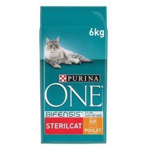 6 kg Purina One Sterilcat met kip kattenvoer