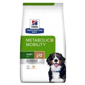 12 kg Hill's Prescription Diet J/D Weight Metabolic + Mobility hondenvoer met kip
