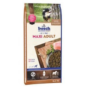 15 kg + 3 kg gratis Bosch Maxi Adult hondenvoer