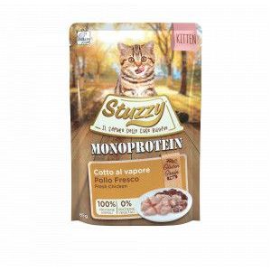 Stuzzy Cat Grain Free Monoprotein kitten kip nat kattenvoer 85 gram