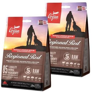 2 x 11,4 kg Orijen Regional Red hondenvoer