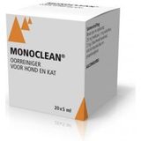 Monoclean Oorreiniger voor hond en kat - 20 x 5ml