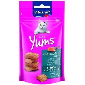 Vitakraft Cat Yums met zalmsmaak kattensnack (40 g)