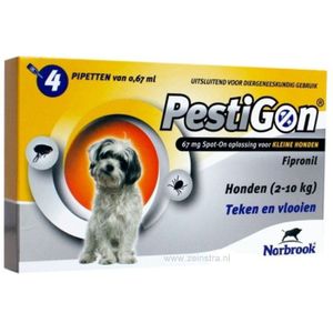 Pestigon Spot-On voor honden van 2 tot 10 kg