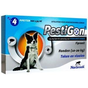 Pestigon Spot-On voor honden van 10 tot 20 kg