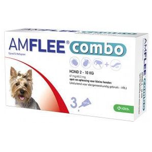 Amflee Combo Spot-On 67 mg hond S 2 - 10 kg