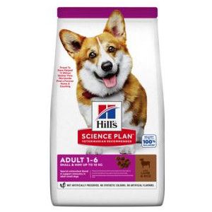 2 x 6 kg Hill's Adult Small & Mini met lam & rijst hondenvoer