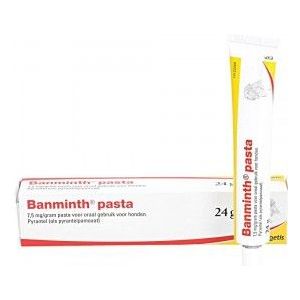 Banminth Pasta tegen wormen hond