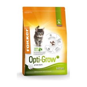 2,5 kg Fokker Opti-Grow kattenvoer voor kittens