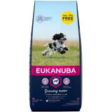 15 + 3 kg Eukanuba Puppy Medium Breed kip hondenvoer
