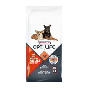 12,5 kg Opti Life Adult Medium/Maxi Digestion hondenvoer