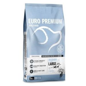 2 x 12 kg Euro Premium Puppy Large Chicken & Rice hondenvoer