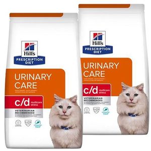 2 x 12 kg Hill's Prescription Diet C/D Multicare Stress Urinary Care kattenvoer met kip