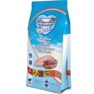 2 x 2 kg Renske Mini Super Premium vers kip met lam hondenvoer