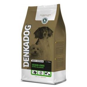 2 x 14 kg Denkadog Grain-Free Hypo-Allergic hondenvoer