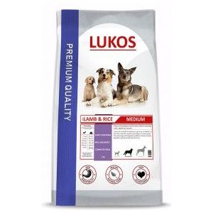 1 kg Lukos Adult Medium met lam & rijst - premium hondenvoer