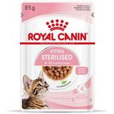 Royal Canin Kitten Sterilised in gravy natvoer kat (85 g)
