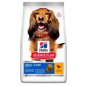 12 kg Hill's Adult Oral Care met kip hondenvoer