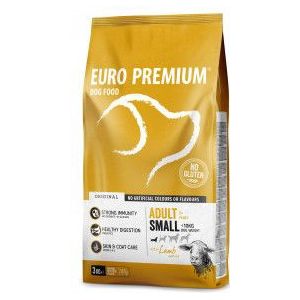 3 kg Euro Premium Adult Small w/Lamb & Rice hondenvoer